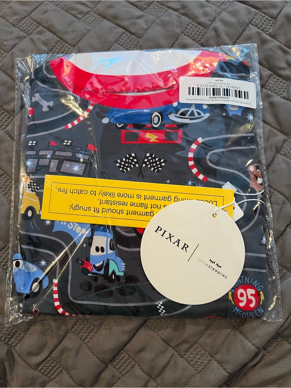 Disney & Pixar Piston Cup 2- piece pajamas